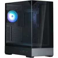 Zalman P40 Prism -miditornikotelo ikkunalla ja RGB-valaistuksella, musta