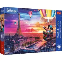 Trefl DISNEY Mikki ja Minni Pariisissa 1000p Premium Plus Palapeli