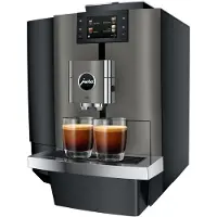 Jura X10c Dark Inox kahviautomaatti työpaikalle – musta/harmaa
