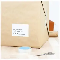 Herma 4503, Valkoinen, Paperi, Laser/Inkjet, Matta, Kiinteä, Pyöristetty suorakulmio