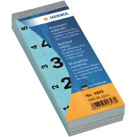Herma 4893, Sininen, Suorakulmio, 28 mm, 56 mm, 500 kpl, Saksa
