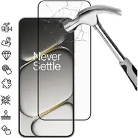 Mtp Products OnePlus Ace 6/6T/15R Täysi suoja Panssarilasi - 9H - musta reuna