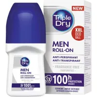 Triple dry 100H Men Antiperspirant Roll On- tuoksuton antiperspirantti 50 ml