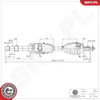 ESEN SKV Vetoakseli 40SKV021