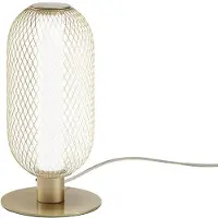 LUCE Design Led pöytävalaisin Inkas, Messinki/kulta, Olohuone/ruokailutila, Metalli