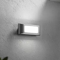 In.tec® Led ulkoseinävalaisin Desert, Musta, Alumiini, Moderni