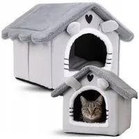 Hobby Hall Kissan sänky, pehmustettu tyyny, kennel kissoille ja pienille koirille.