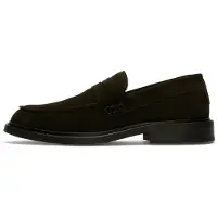 Selected Homme Slhcarter Suede Low Penny Loafer - Brown - 44