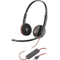 Poly Blackwire 3220 -kuulokemikrofoni, musta