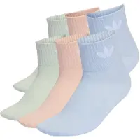 Adidas Sukat 'Mid Ankle 6 Pairs' pastellinsininen / minttu / roosa