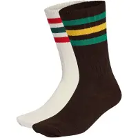 Adidas Originals Ribbed Crew-sukat 2 Yksiköt