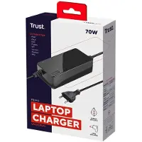 Trust Tietokoneen laturi Primo Universal 70W - Musta