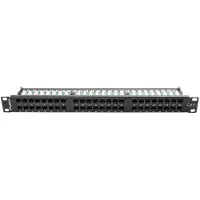 Lanberg PPU6-1048-B, 1U, Musta, Metalli, 102 mm, 44,5 mm, 445 mm