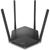 Mercusys MR60X -reititin, Wi-Fi 6, AX1500, Dual-band, musta