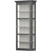 Lindebjerg Design V4 Display Cabinet Honkapuu Antrasiitti