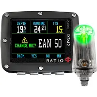 Ratio Ix3m2 Pro + Transmitter + Shell Box Sukellustietokone