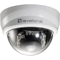 LevelOne FCS-3101, IP-turvakamera, Sisätila ja ulkotila, Langallinen, CE, FCC, Onvif, Katto/Pöytä, Musta, Valkoinen