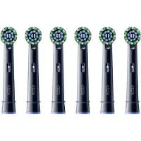 Braun kiinnitysharjat musta ProCrossAction CleanMaximizer6kpl (860229)