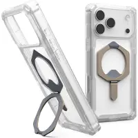Urban Armor Gear Plasma XTE Magsafe - Clear/Titanium - iPhone 17 Pro Max
