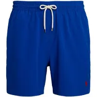 Ralph Lauren 5.75-Inch Traveler Classic Swim Trunk - Blue - XS