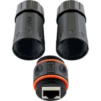 Schwaiger CAT6A Netzwerkverbinde Outdoor 2x RJ45 Buchse