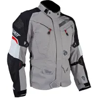 Leatt ADV Dritour 7.5 ouis Edition Tekstiilitakki Harmaa/Musta/Valkoinen Miehet, size L
