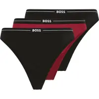BOSS 3P Thong - Black - S