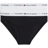 Tommy Hilfiger 2 Pk Bikini - Black - 128-140
