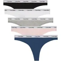 Calvin Klein Thong 5 Pk - Black - XL