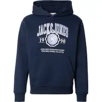 Jack & Jones Jjmako Sweat Hood - Navy - M