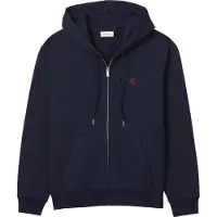 Calvin Klein Jeans Ls Eu 350Terry Monogram Fz Hoodi - Navy - L