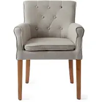 Rivièra Maison La Scala tuoli käsinojilla Linen flax