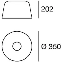 LINEA LIGHT Led Delfi_S, himmennettävä, Musta, Olohuone/ruokailutila, Alumiini, Moderni