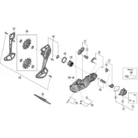 Shimano XT ulkolevy takavaihtajaan RD-M8150-11-SGS