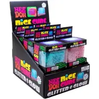 NeeDoh Nice Cube Glitter & Glow 3 fidget (lajitelma)
