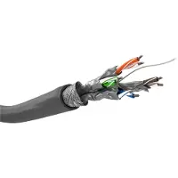 Goobay CAT 6 -verkkokaapeli, S/FTP (PiMF), harmaa
