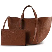 Abro Cosmo Käsilaukku Nahka 46 cm Ruskea