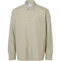 Selected Paita 'SLHRLXLARRY' tummabeige / musta