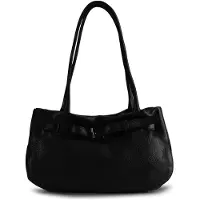 Abro Jill Olkalaukku Nahka 32 cm Musta