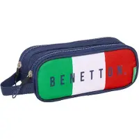 Safta Double Benetton Flag Kynäkotelo