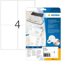 Herma 4434, Valkoinen, Paperi, Matta, 102 x 148 mm, 10,2 cm, 14,8 cm