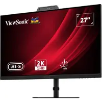 Viewsonic VG2741V-2K, 68,6 cm (27"), 2560 x 1440 pikseliä, Quad HD, LCD, 4 ms, Musta