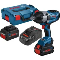 Bosch Powertools Iskumutterinväännin GDS 18V-1050 H BITURBO; 18 V ProCORE; 18 V; 2x8,0 Ah akku