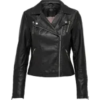 ONLY Onlgemma Faux Leather Biker Otw Noos - Black - 36