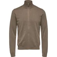 Selected Slmberg Full Zip Cardigan Noos - Khaki green - L