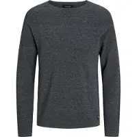 Jack & Jones Jjehill Knit Crew Neck Noos - Grey - XL