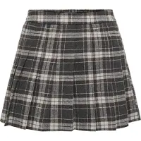 ONLY Onlchelsea Check Skort Pnt - Black - M