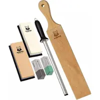 Skerper Basic sharpening set with stropping paddle and compounds