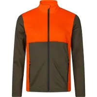 Seeland Elliot fleece Pine Green/Hi-Vis Orange S