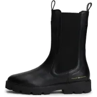 Tommy Hilfiger Chelsea-bootsi kulta / musta